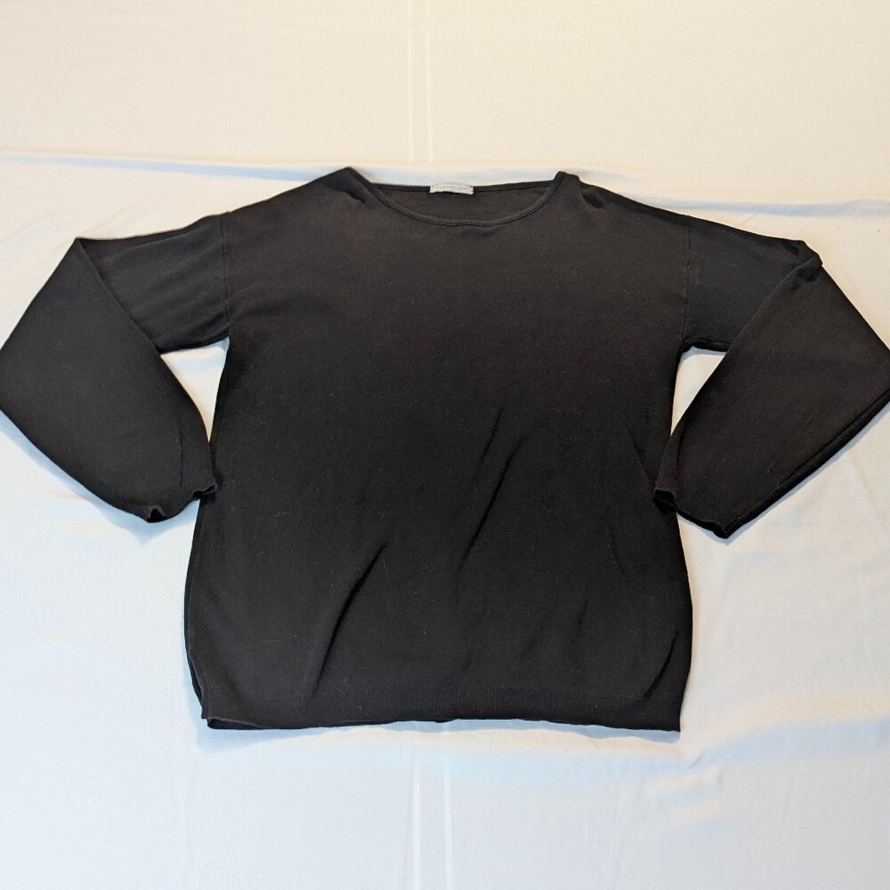Joan Vass, USA Size 0 Vintage Black Sweater